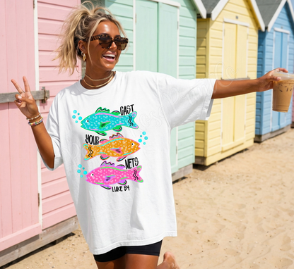 Cast Your Nets Comfort Colors Shirt