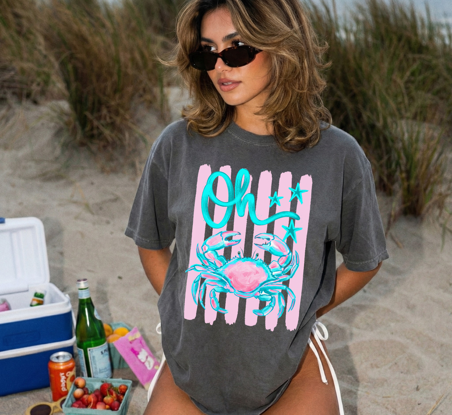 Oh Crab Comfort Colors Shirt