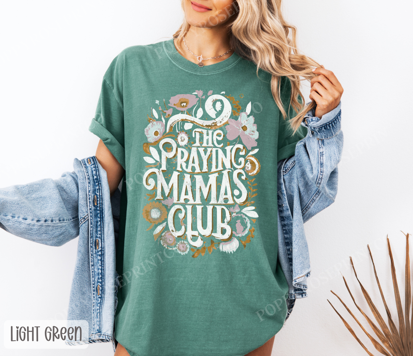 Praying Mamas Club Comfort Colors Shirt