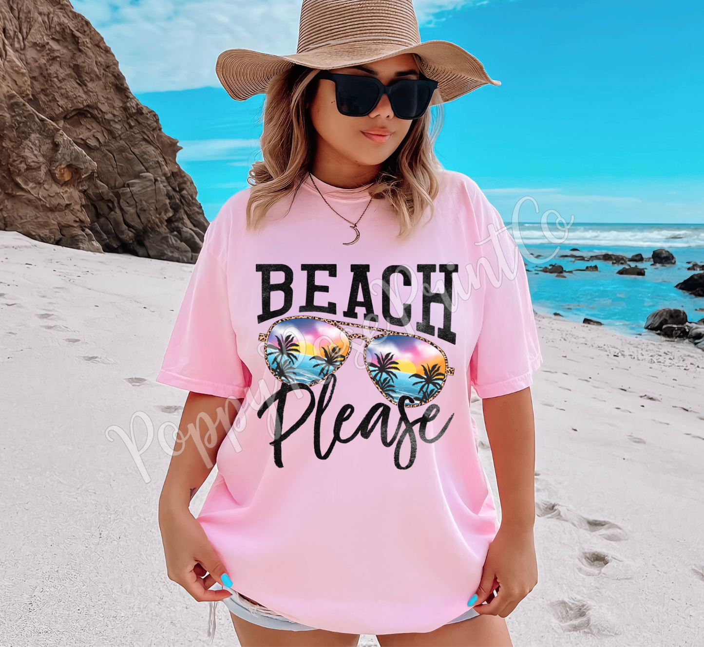 Beach Please Comfort Colors Shirt