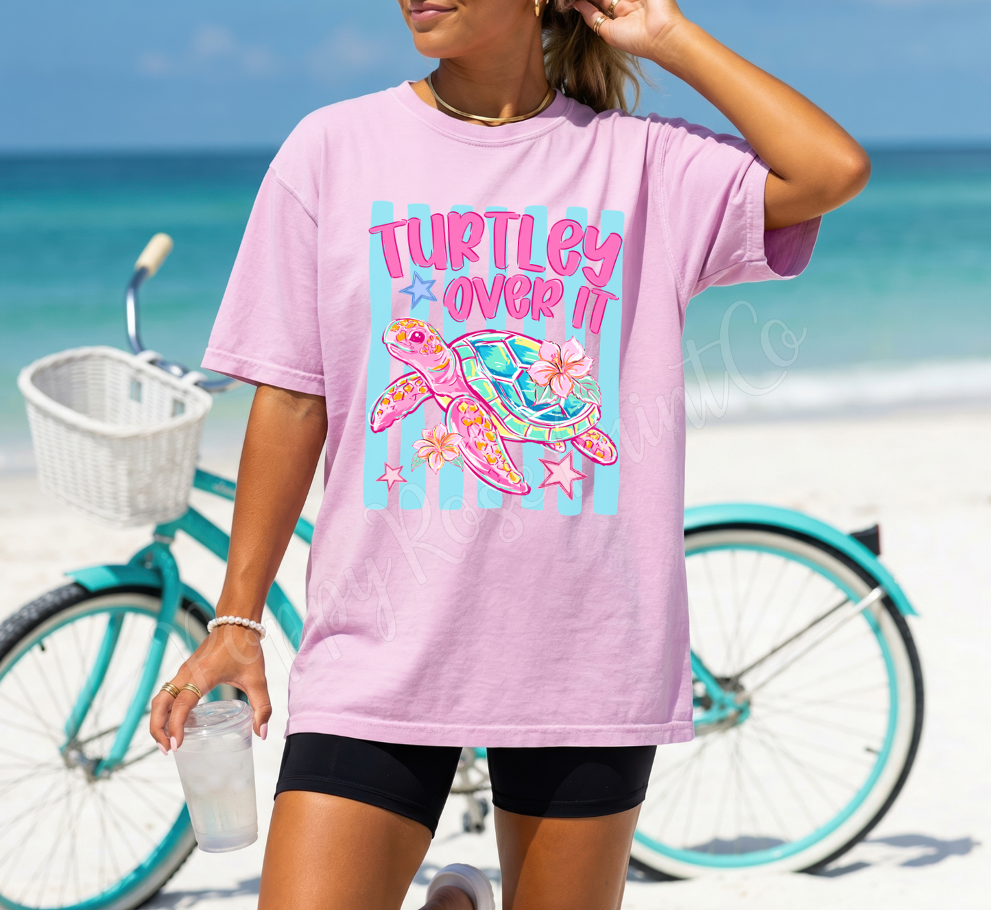 Turtley Over It Comfort Colors Shirt