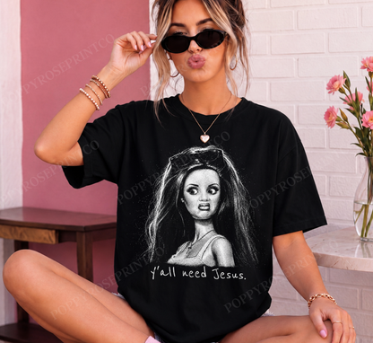 Y'all Need Jesus Comfort Colors Shirt