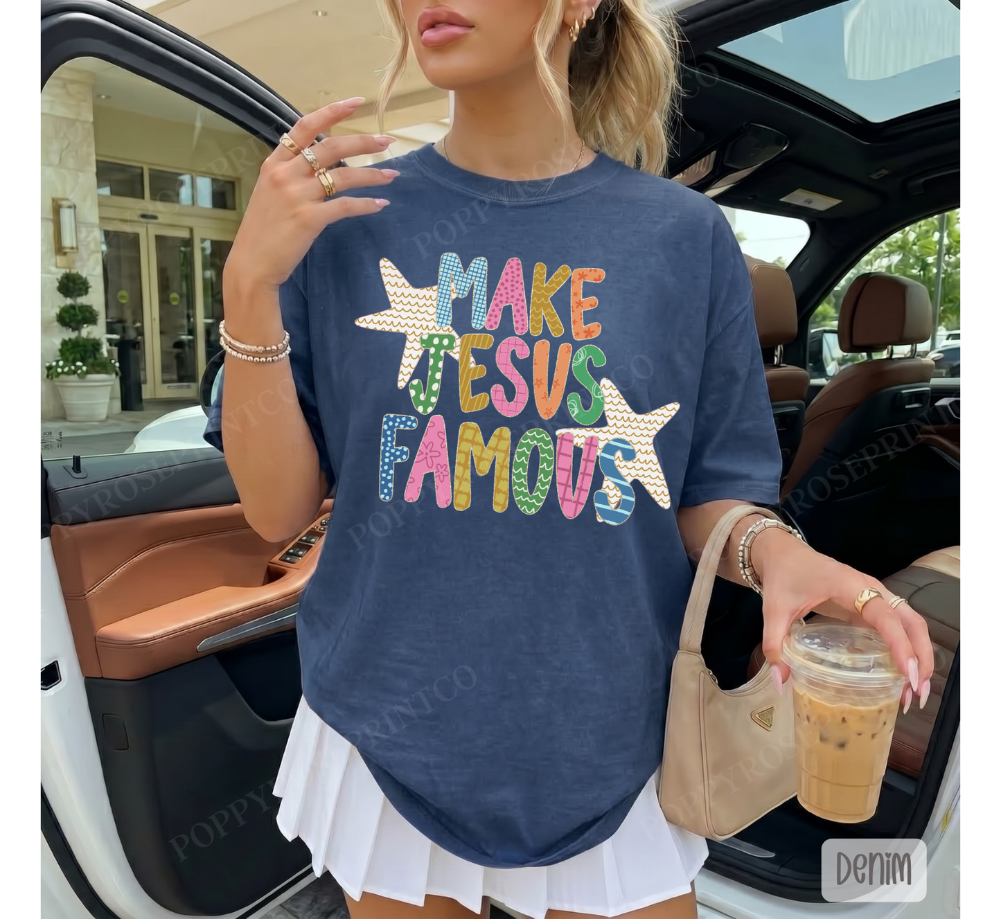 Make Jesus Famous Comfort Colors Shirt
