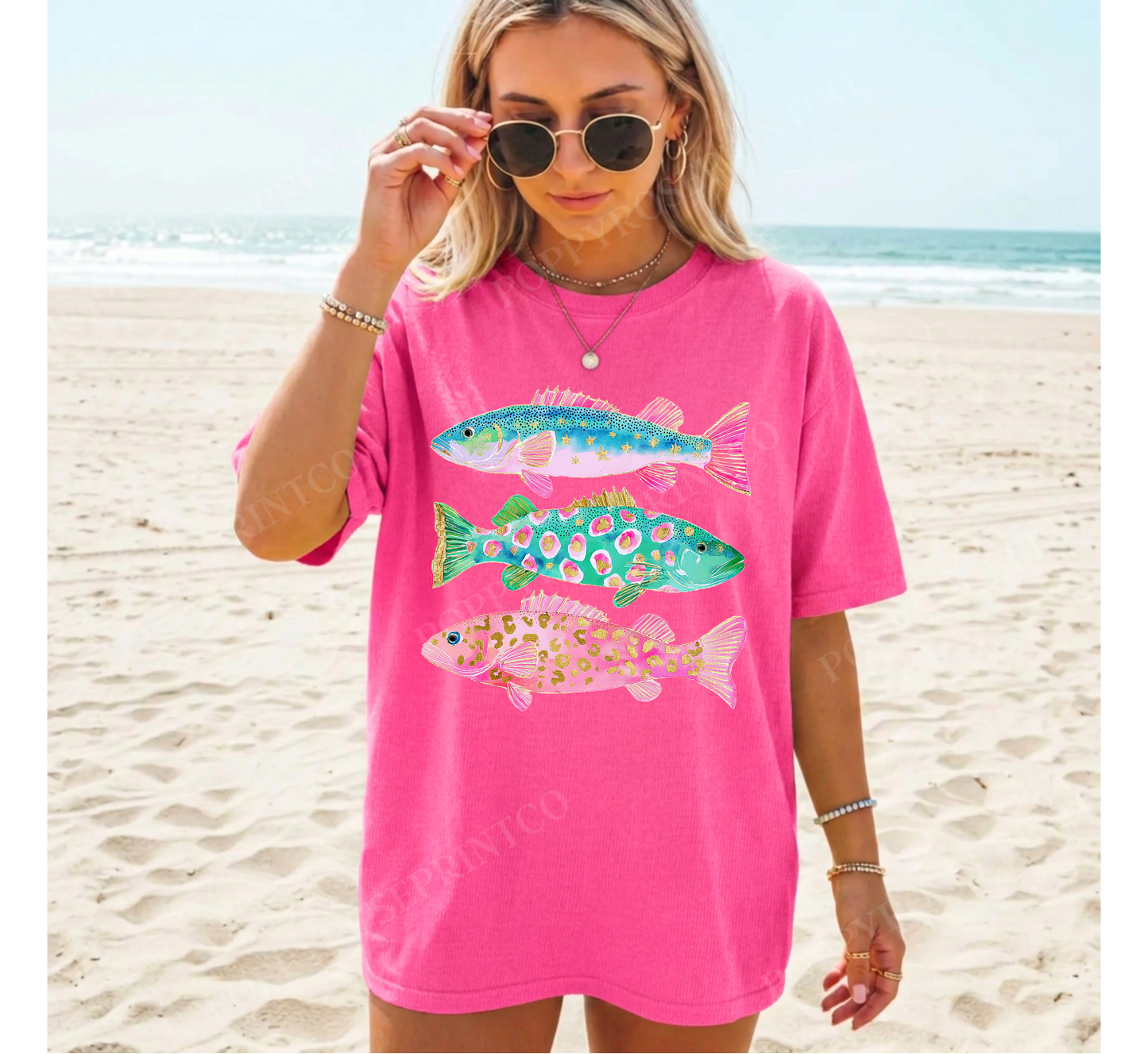 Summer Catch Comfort Colors Shirt