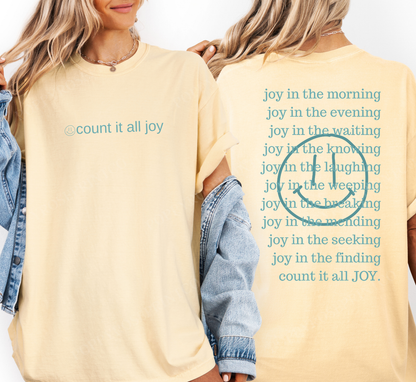 Count it All Joy Comfort Colors Shirt