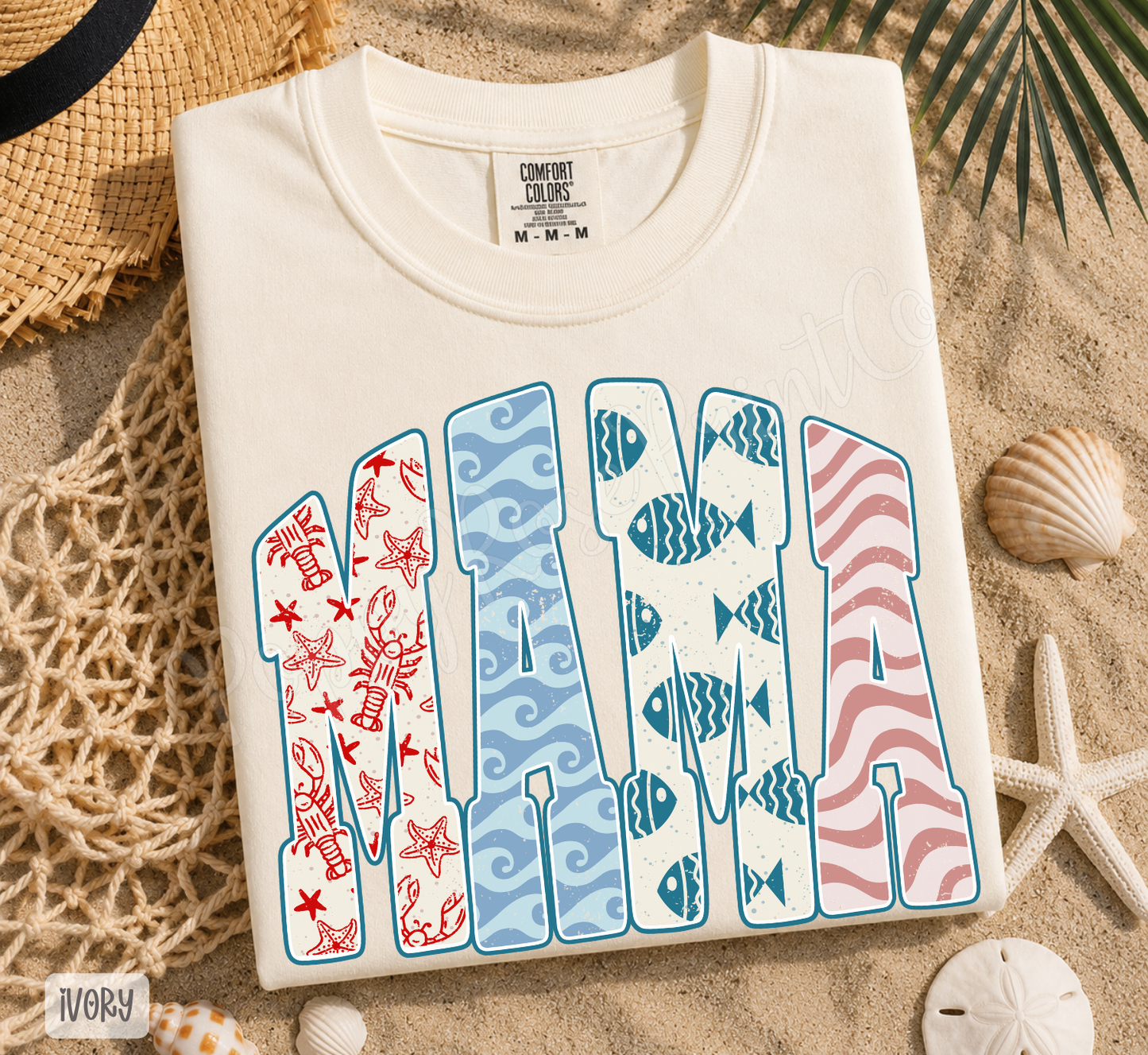 Coastal Mama Comfort Colors Shirt