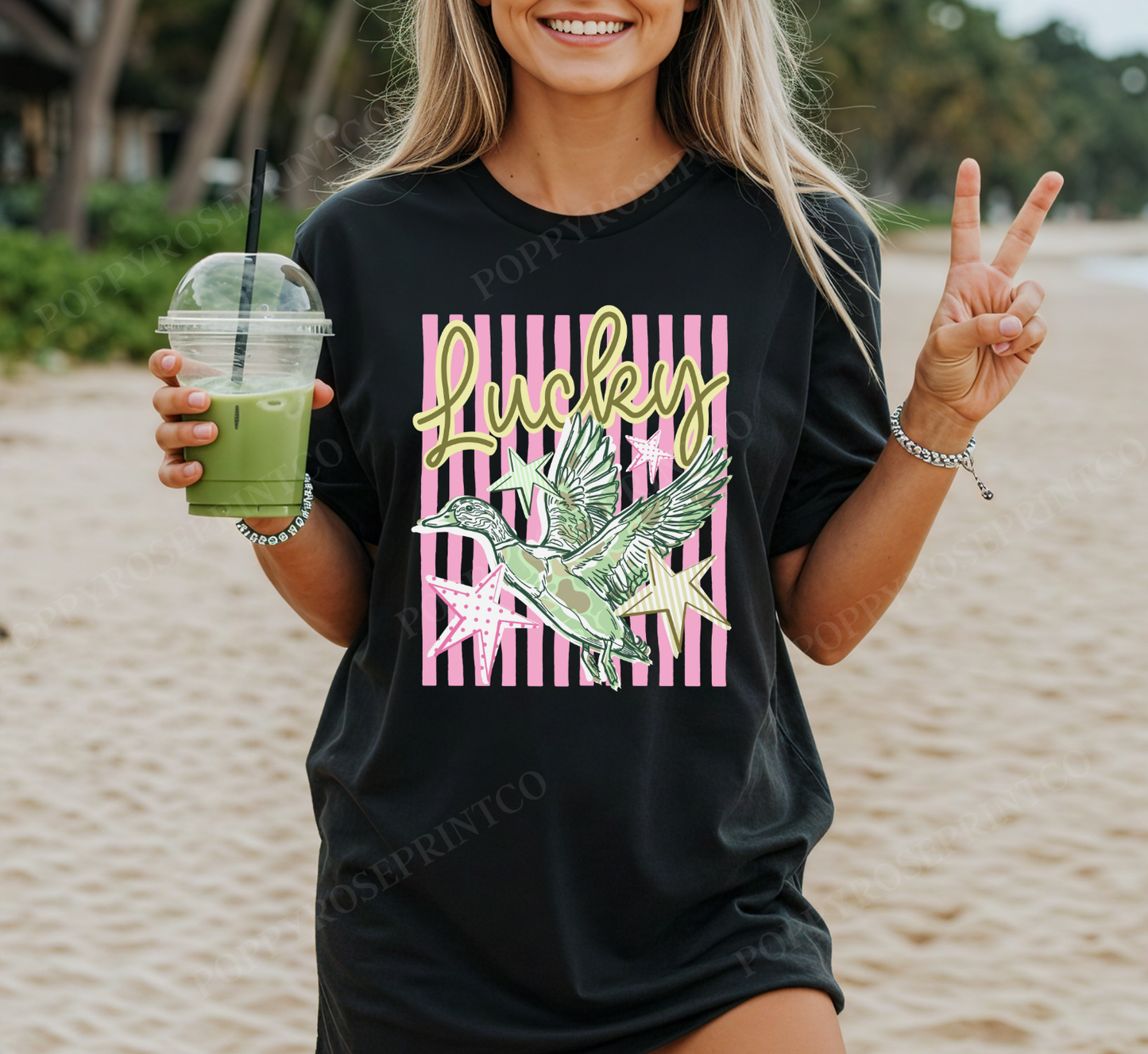 Lucky Duck Comfort Colors Shirt