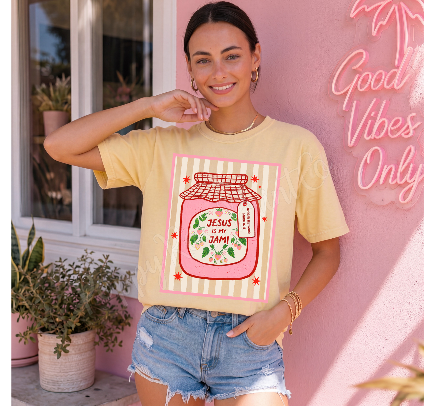 Jesus Is My Jam Comfort Colors Shirt