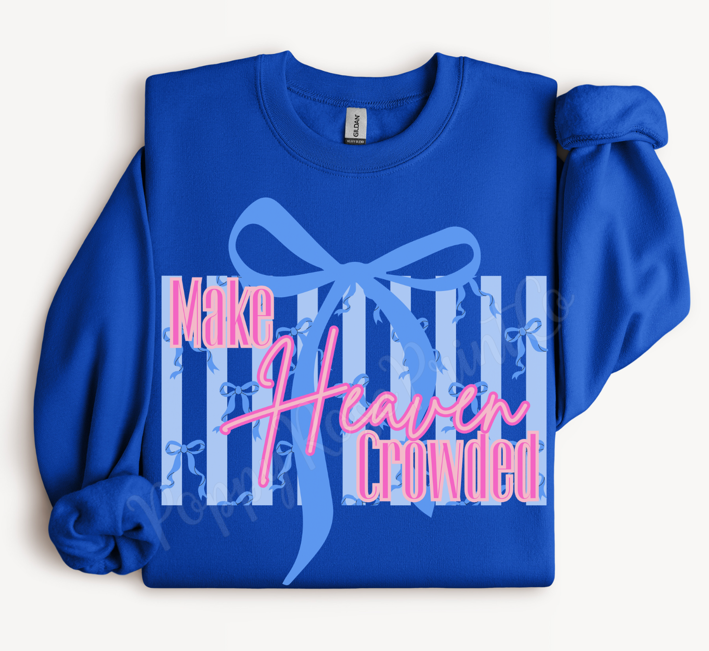 Make Heaven Crowded Bow Sweatshirt