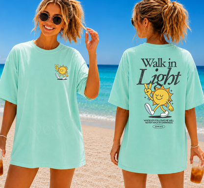 Walk In Light Front & Back Shirt Comfort Colors