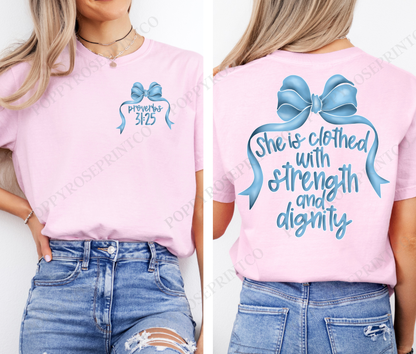 Strength & Dignity Comfort Colors Shirt