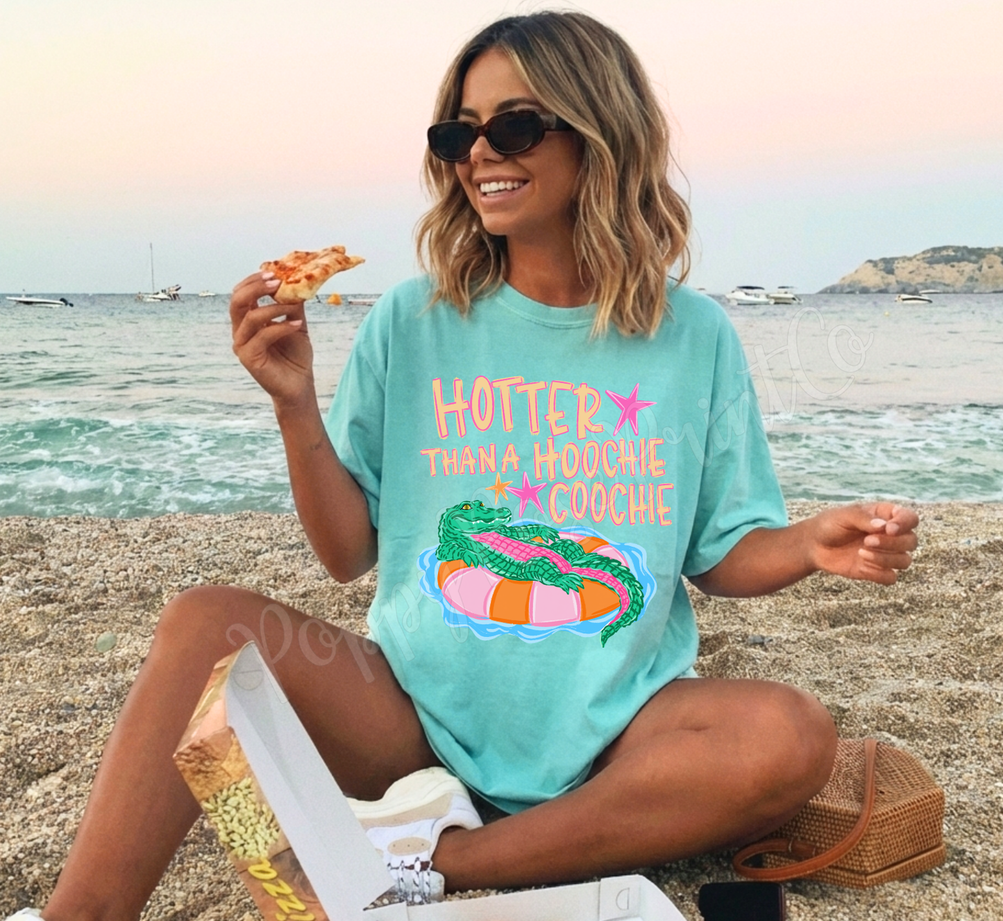 Hotter Than A Hoochie Coochie Comfort Colors Shirt