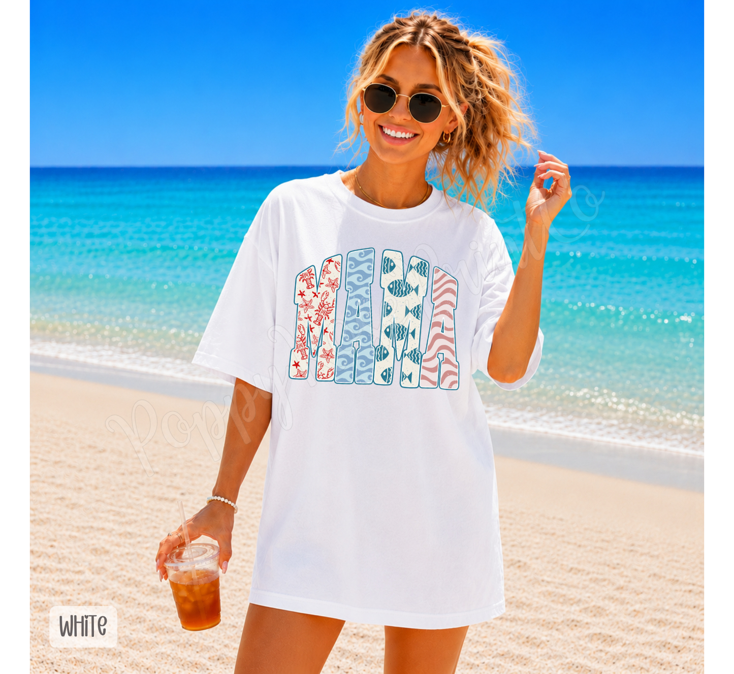 Coastal Mama Comfort Colors Shirt