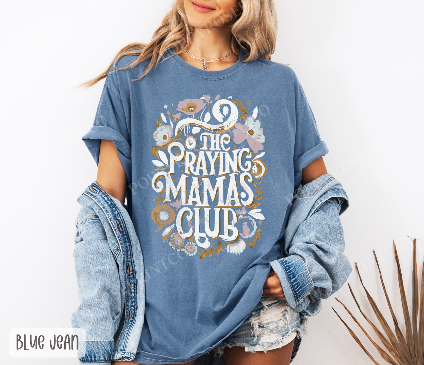 Praying Mamas Club Comfort Colors Shirt