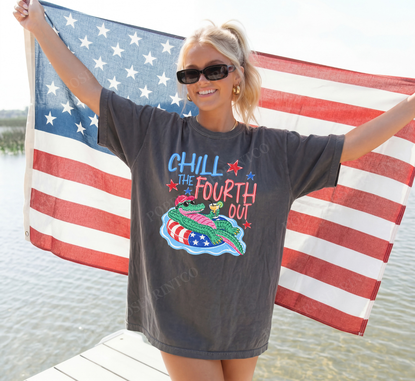 Chill the 4th Out Comfort Colors Shirt