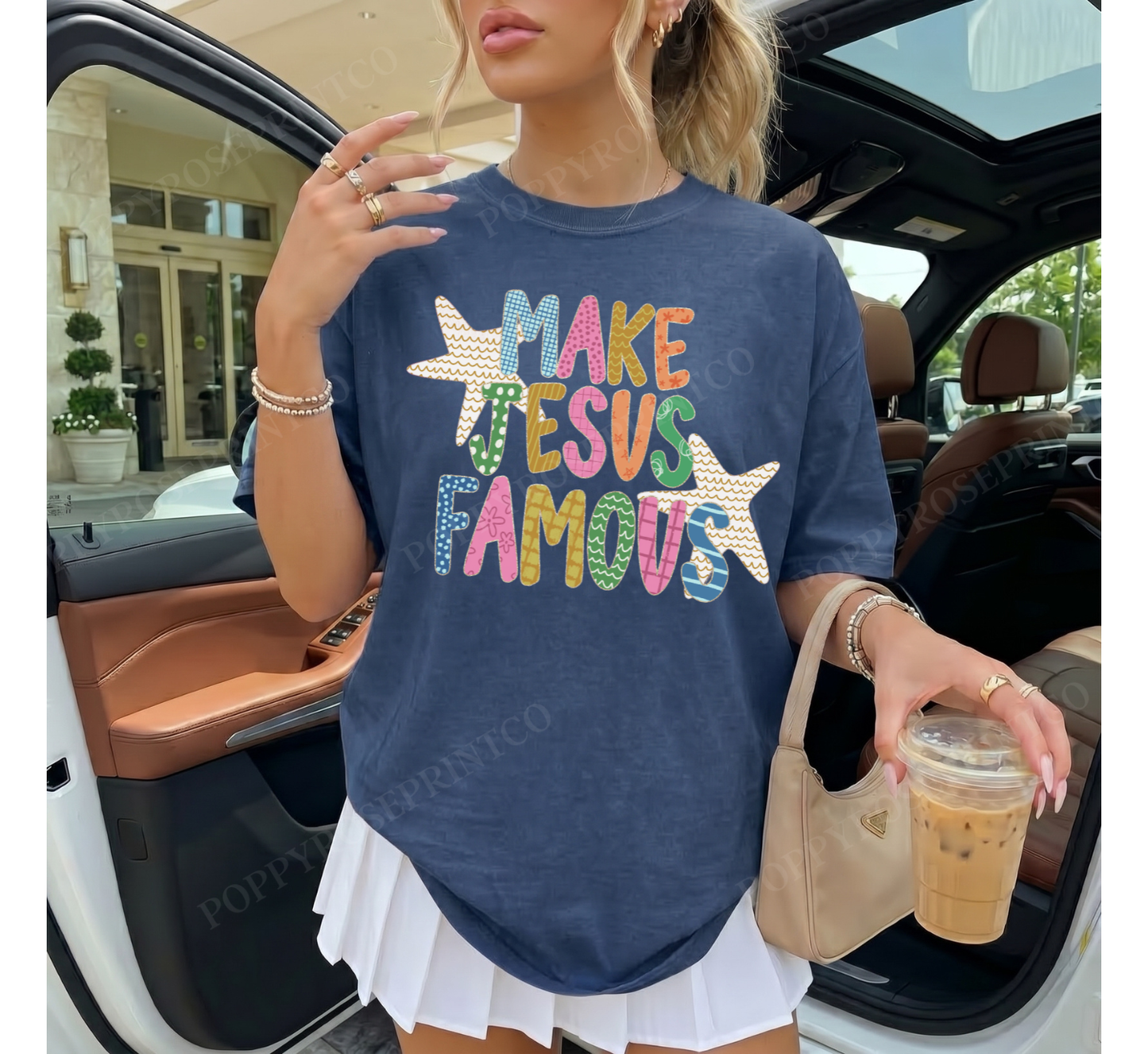 Make Jesus Famous Comfort Colors Shirt