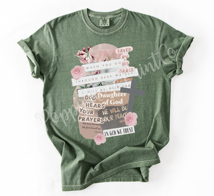 Daughter of God Comfort Colors Shirt