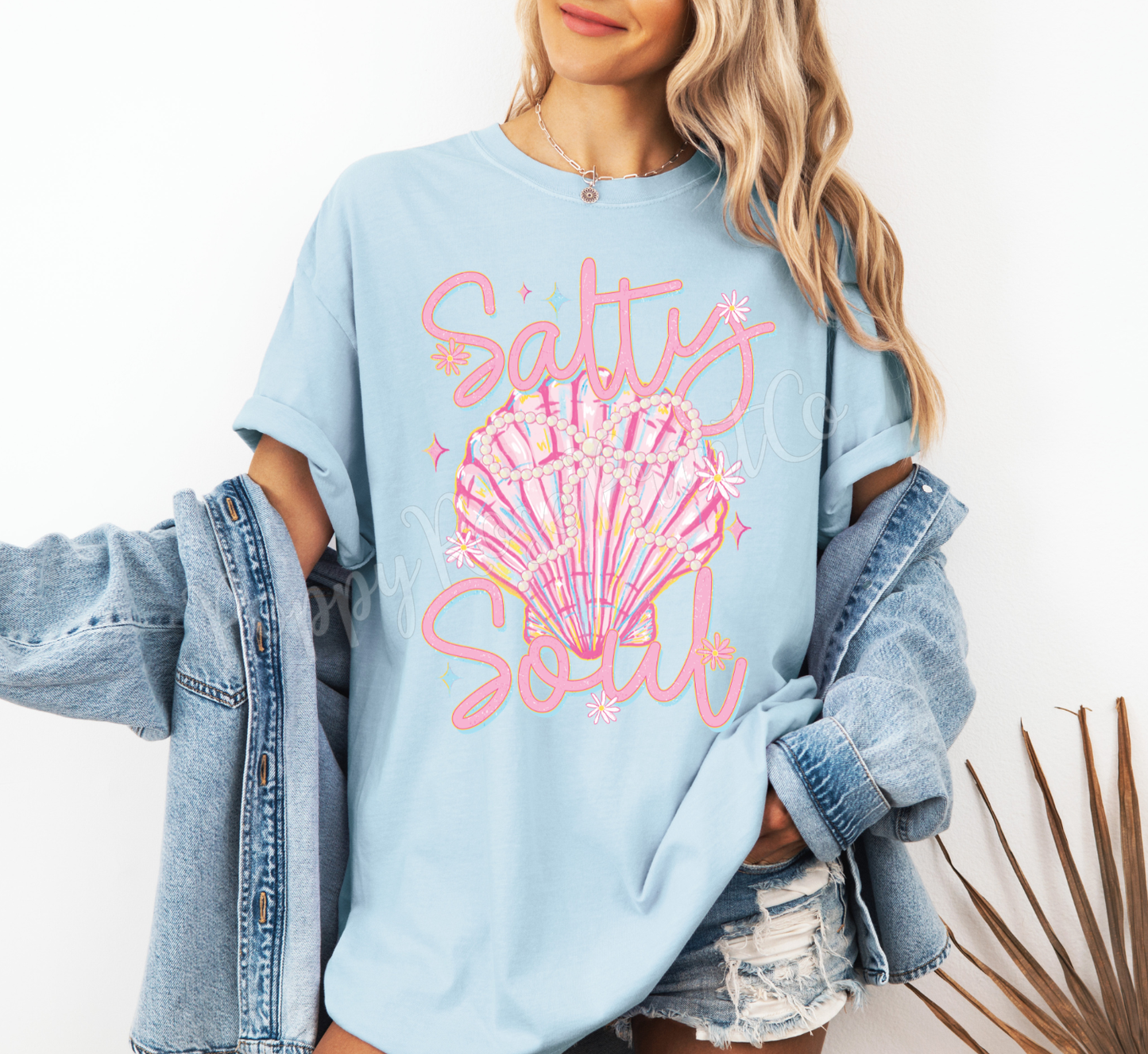 Salty Soul Comfort Colors Tshirt