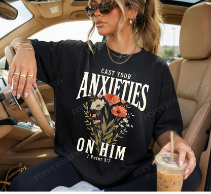 Cast Your Anxieties Comfort Colors Shirt