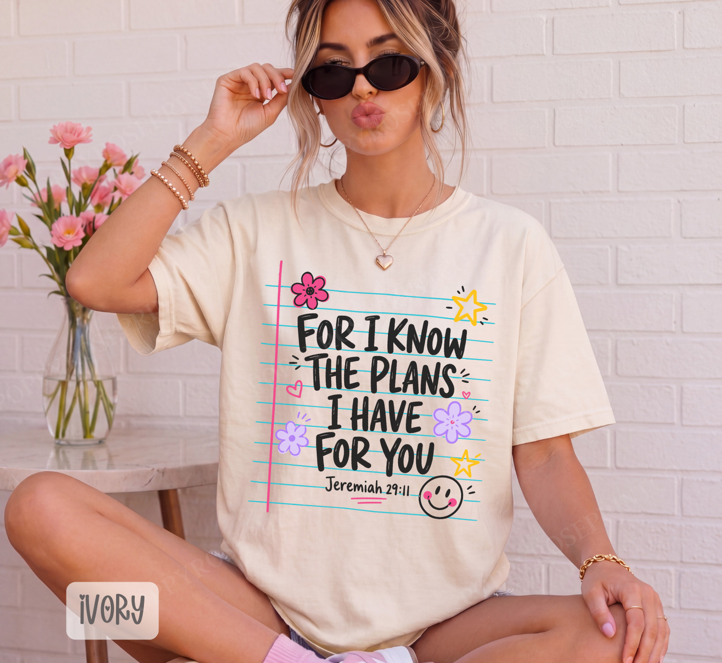 For I Know the Plans Comfort Colors Shirt