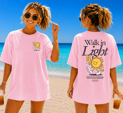 Walk In Light Front & Back Shirt Comfort Colors