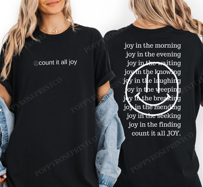 Count it All Joy Comfort Colors Shirt