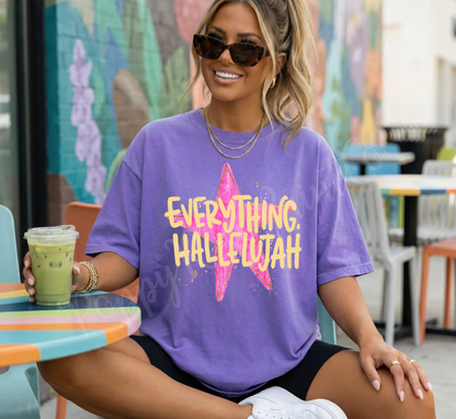 Everything/Motherhood, Hallelujah Comfort Colors Shirt