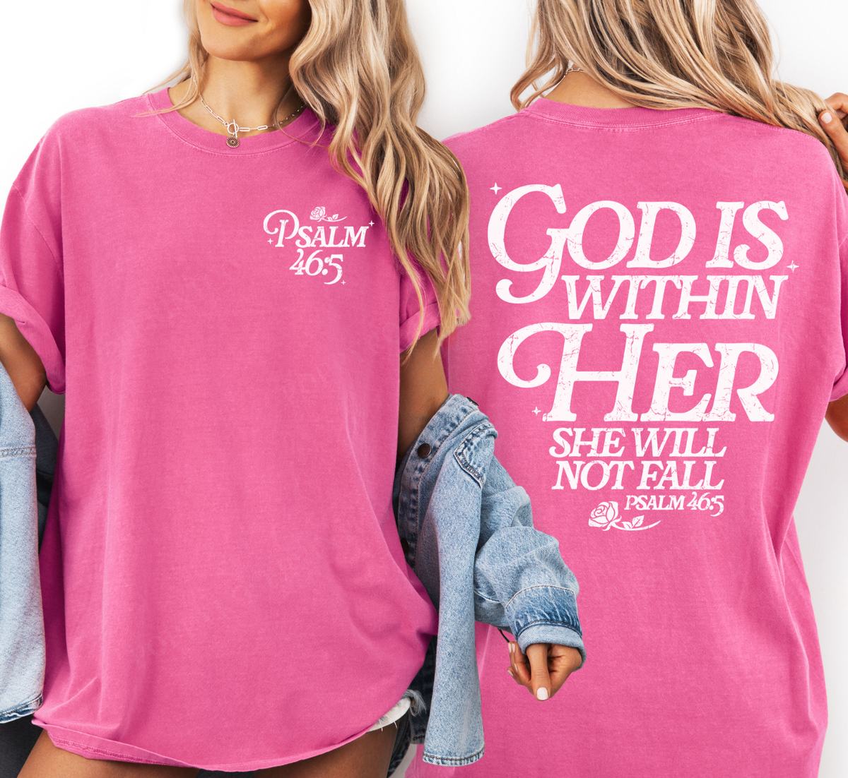 God is Within Her Comfort Colors Shirt