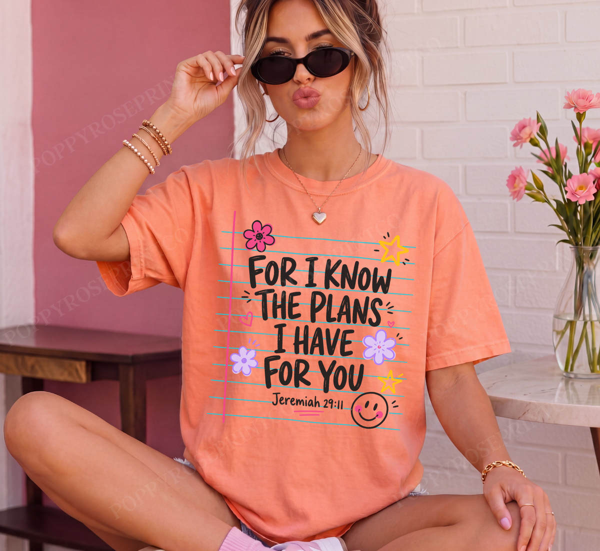 For I Know the Plans Comfort Colors Shirt