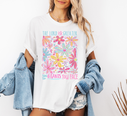 The Lord is Greater Shirt Comfort Colors