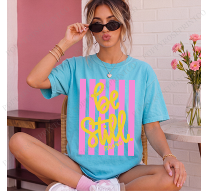Be Still Stripes Comfort Colors Shirt