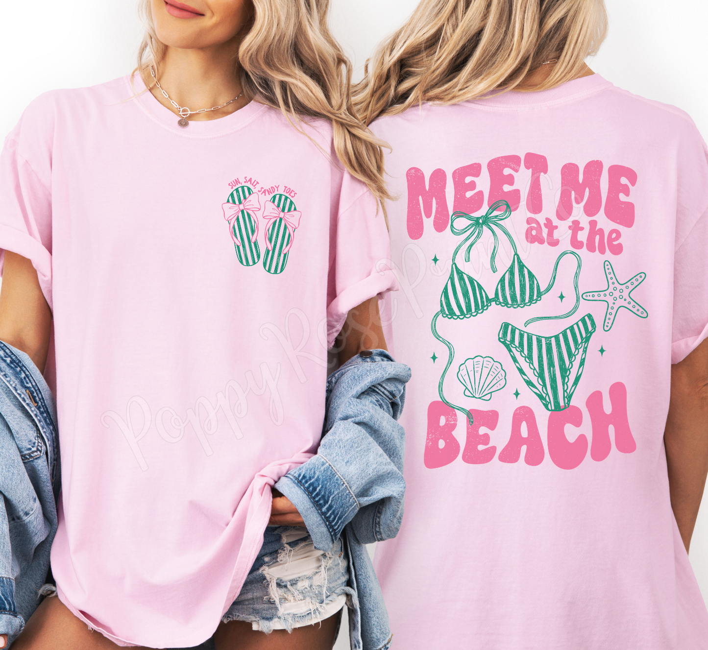 Meet Me At The Beach Comfort Colors Shirt