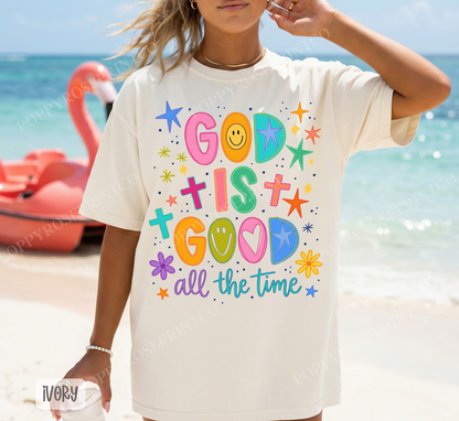 God is Good All the Time Shirt Comfort Colors