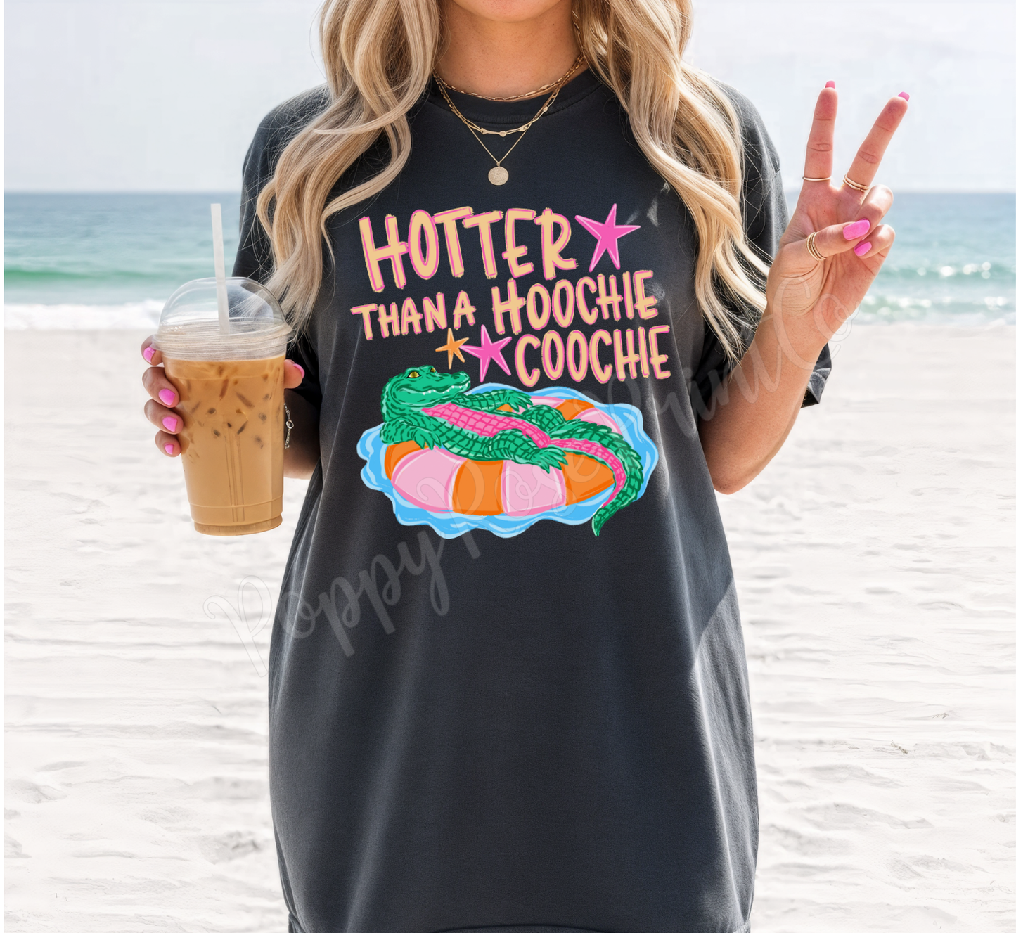 Hotter Than A Hoochie Coochie Comfort Colors Shirt