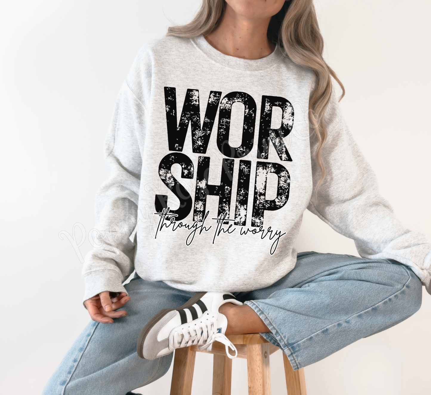 Worship through the Worry Sweatshirt