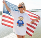 USA Bear Shirt Comfort Colors