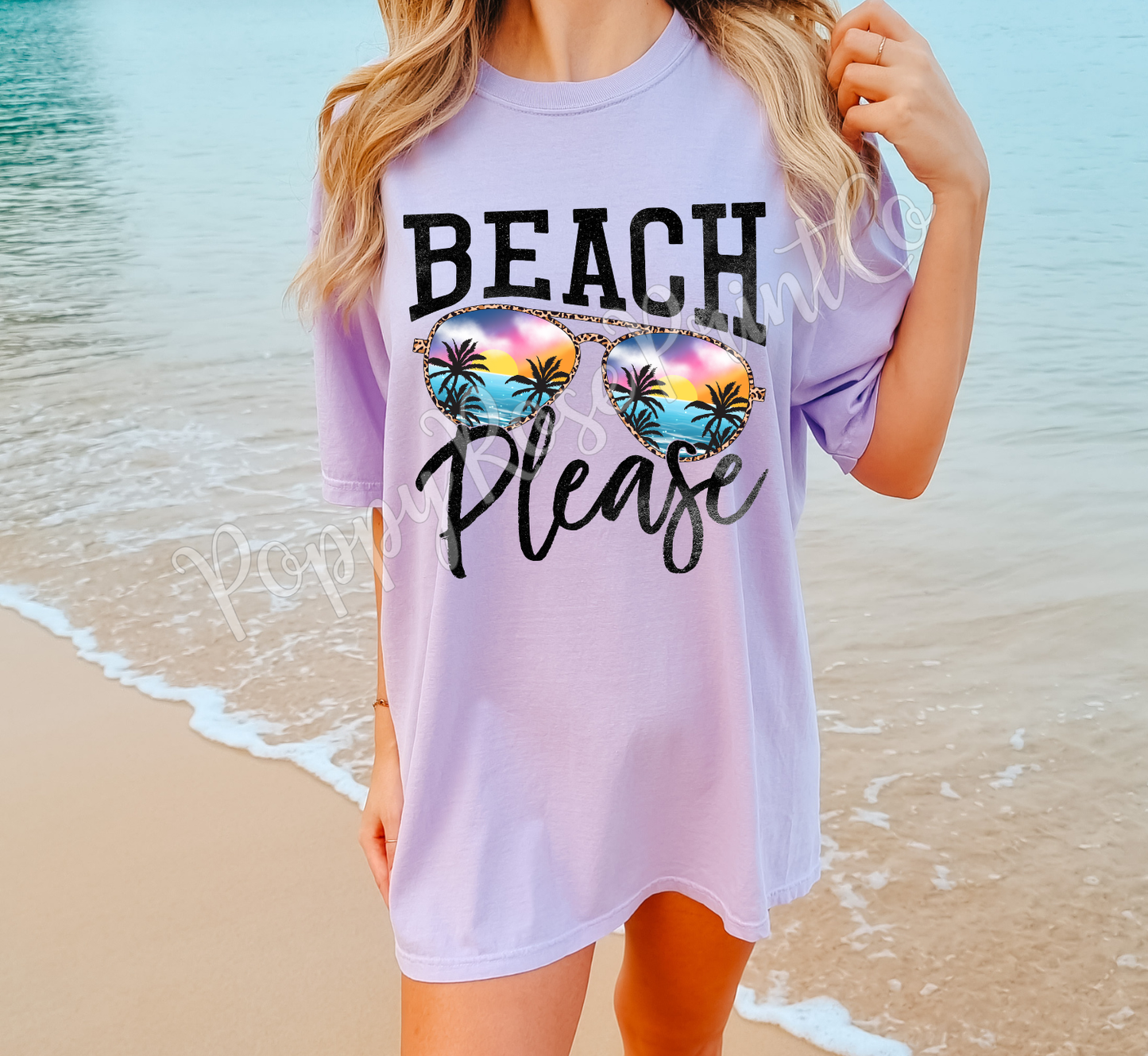 Beach Please Comfort Colors Shirt