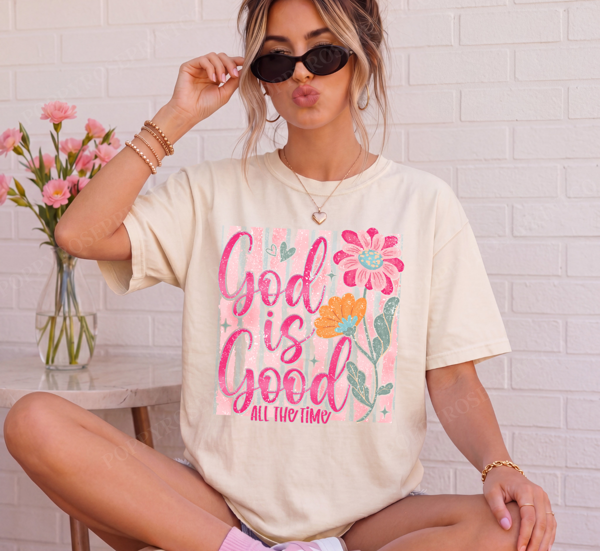 God is Good Comfort Colors Shirt