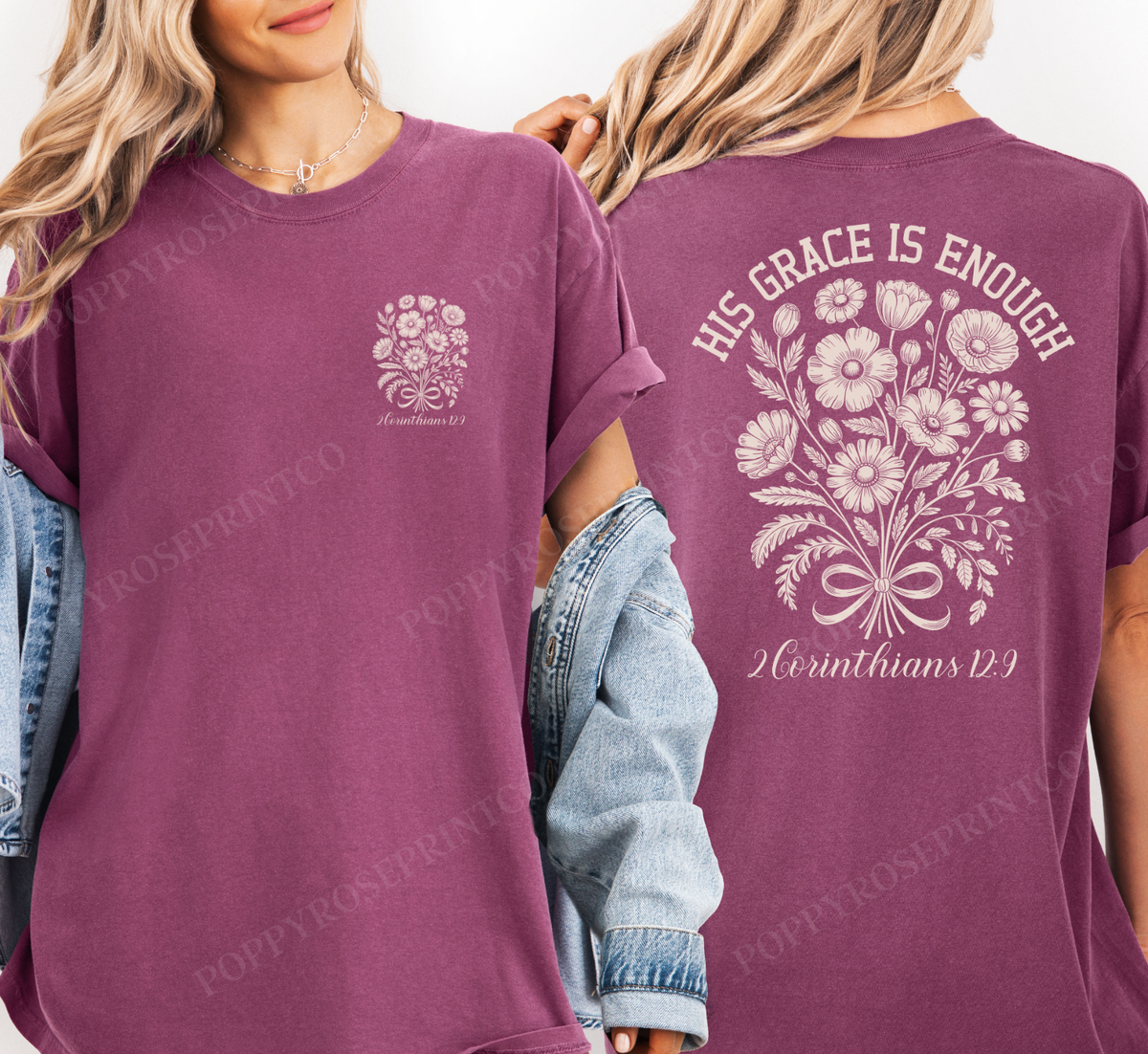 His Grace is Enough Comfort Colors Shirt