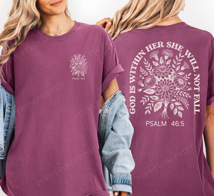 She Will Not Fail Comfort Colors Shirt
