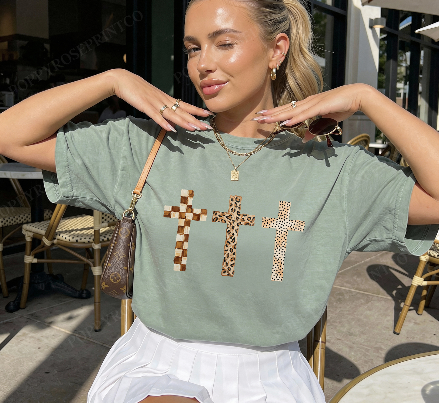 3 Crosses Comfort Colors Shirt