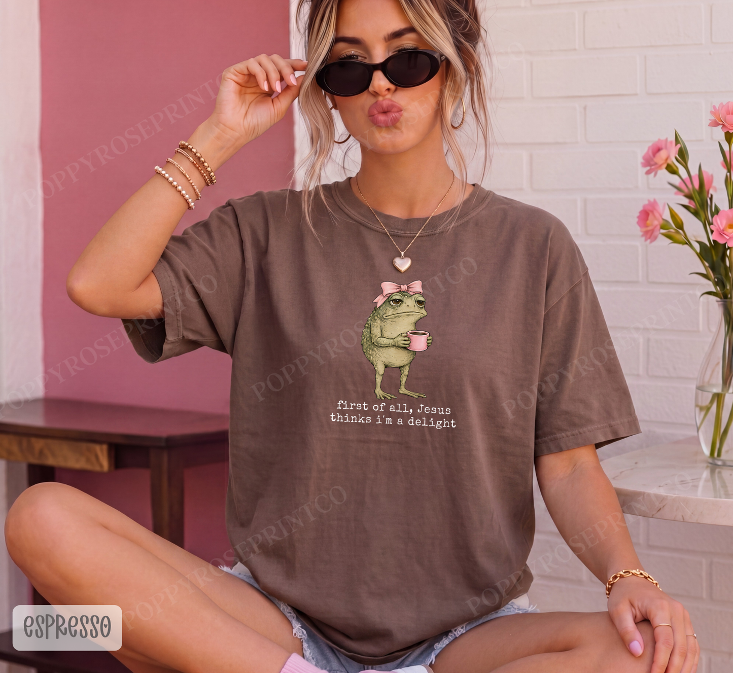 Jesus Thinks I'm a Delight Comfort Colors Shirt