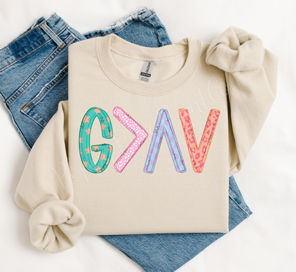 God is greater Sweatshirt