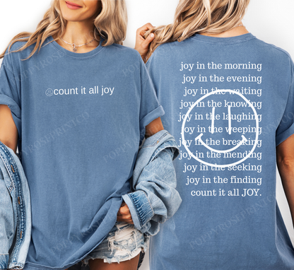 Count it All Joy Comfort Colors Shirt