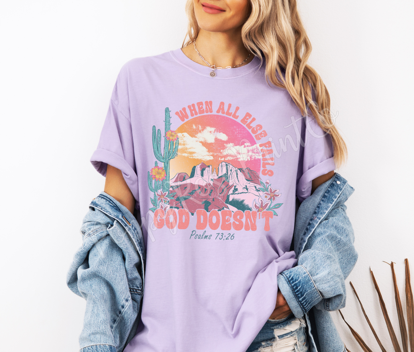 God Doesn't Fail Shirt Comfort Colors