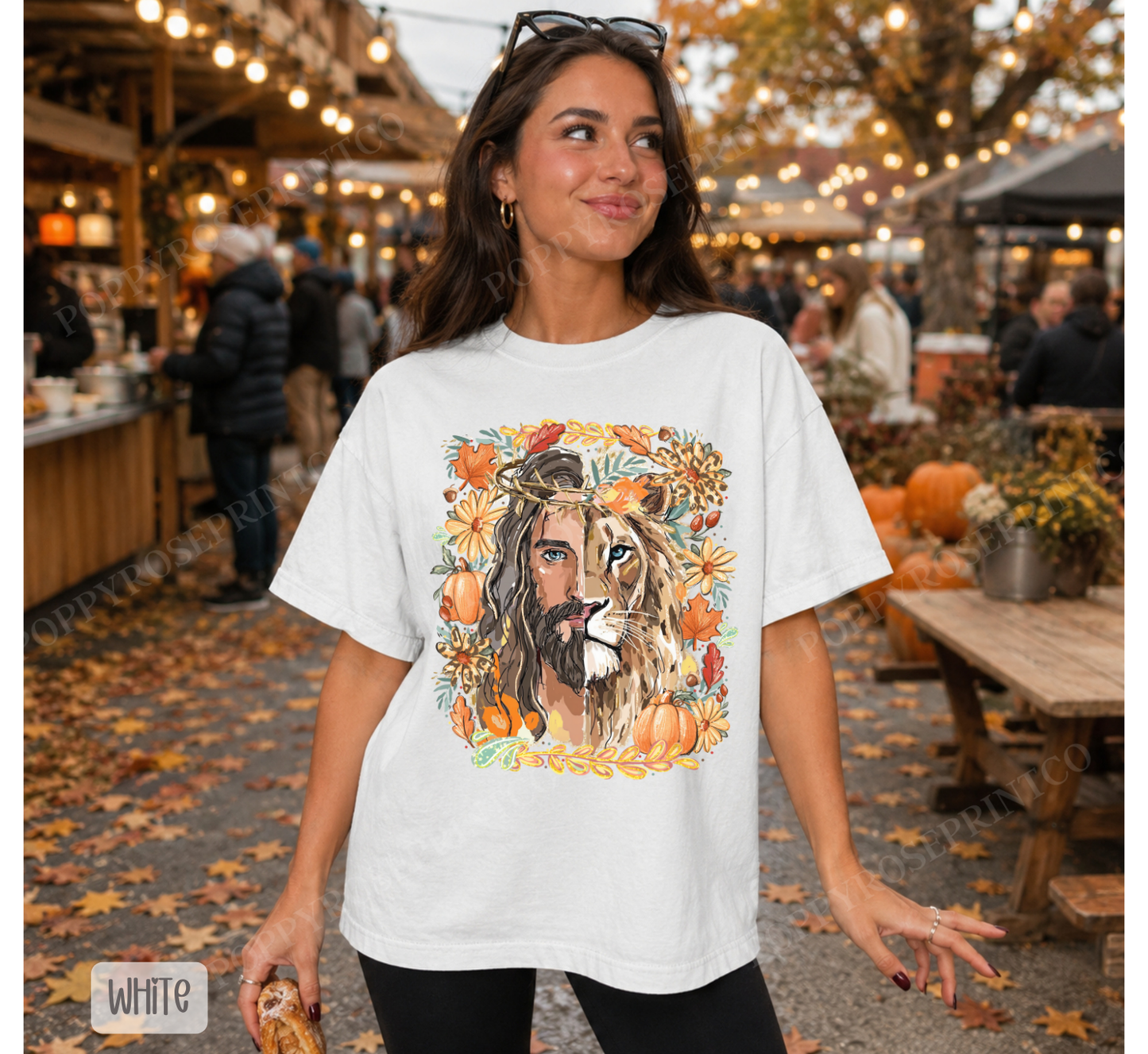 Fall Lion of Judah Comfort Colors Shirt