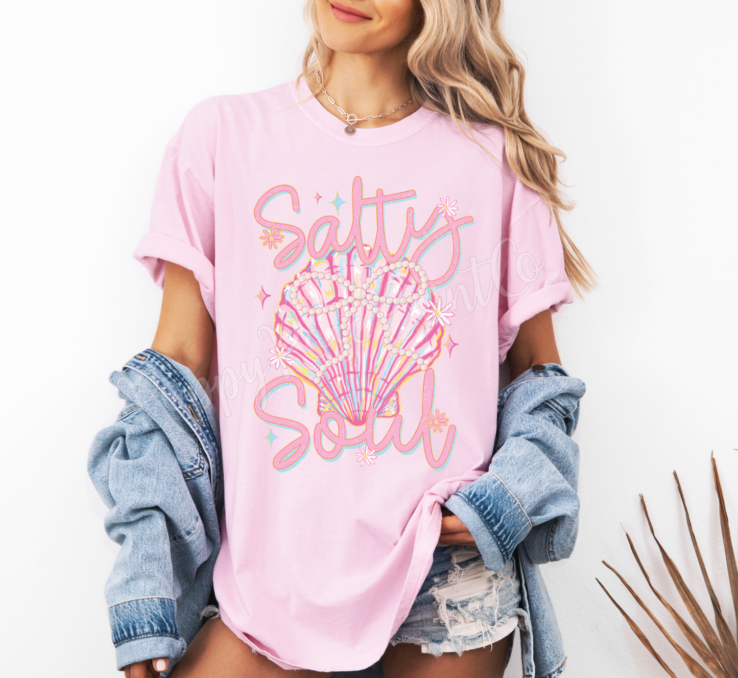 Salty Soul Comfort Colors Tshirt