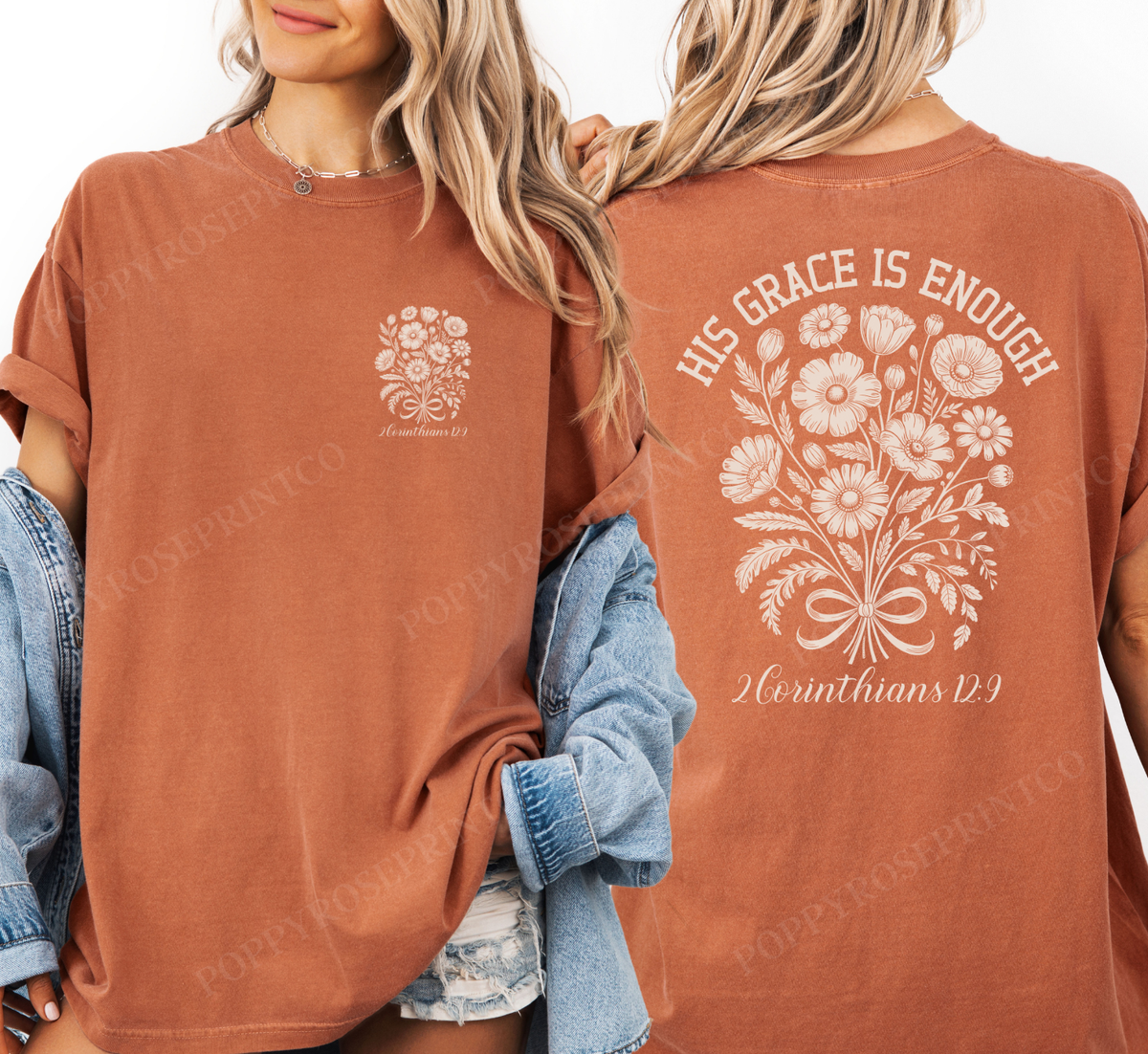 His Grace is Enough Comfort Colors Shirt