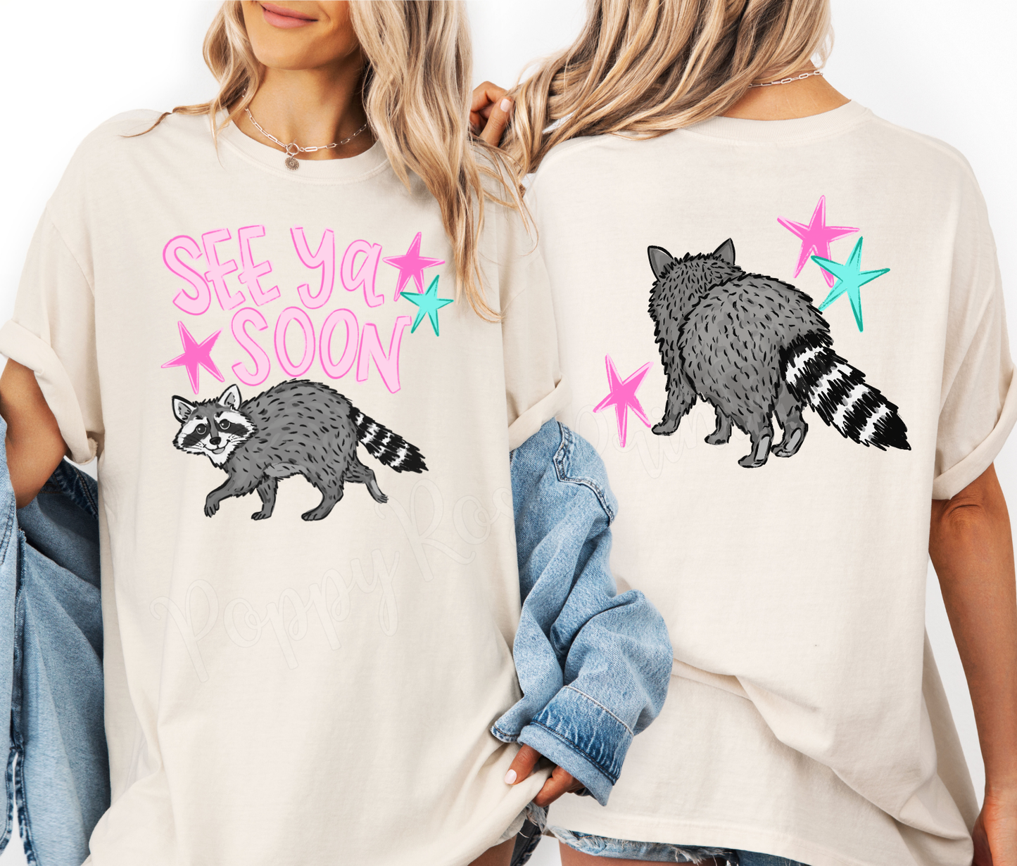 See Ya Soon, Raccoon Shirt Comfort Colors