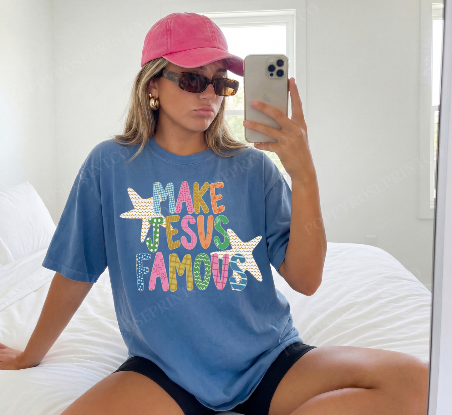 Make Jesus Famous Comfort Colors Shirt